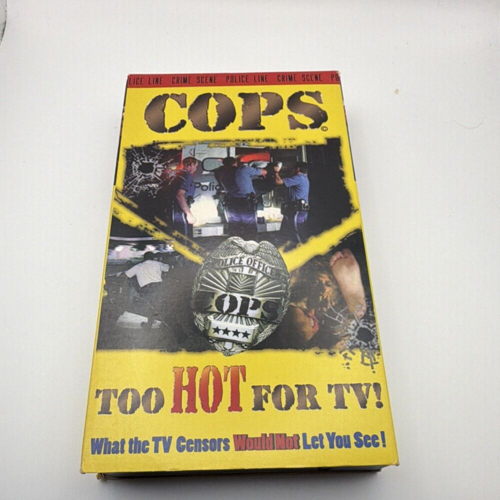 Fox COPS: Too Hot for TV! VHS (1996) NR NTSC Special Edition Action